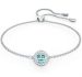 Pulsera Platino gema azul